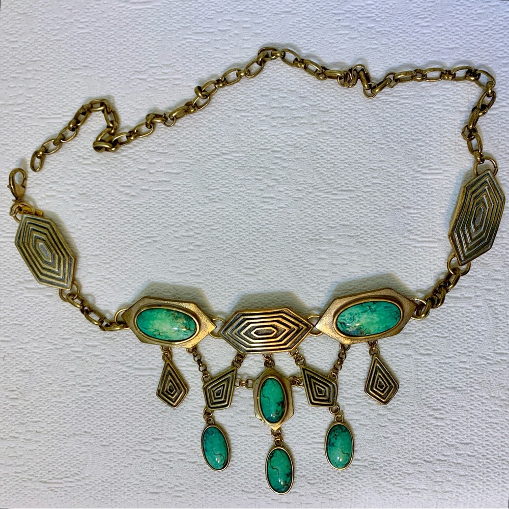 Chico’s Turquoise Chain Belt